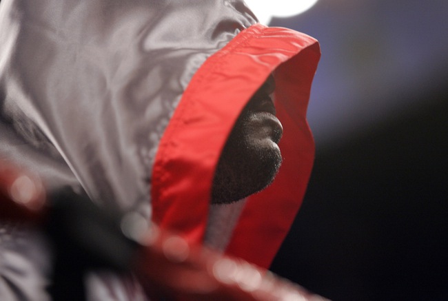 Bernard Hopkins enters the ring before his match Saturday against Joe Calzaghe.