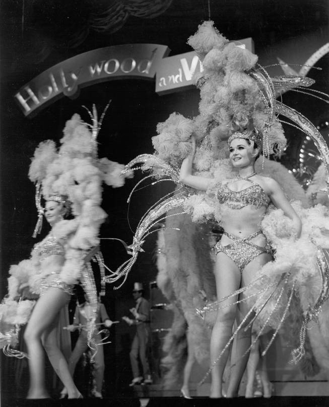 An early photo of actress Valerie Perrine shows her beginnings as a Las Vegas showgirl in Stardust's &quot;Lido de Paris.&quot; Perrine is best known for her role as Miss Eve Teschmacher in Superman I and II, but she received an Oscar nomination when she played Honey Bruce in the 1974 film &quot;Lenny&quot;.