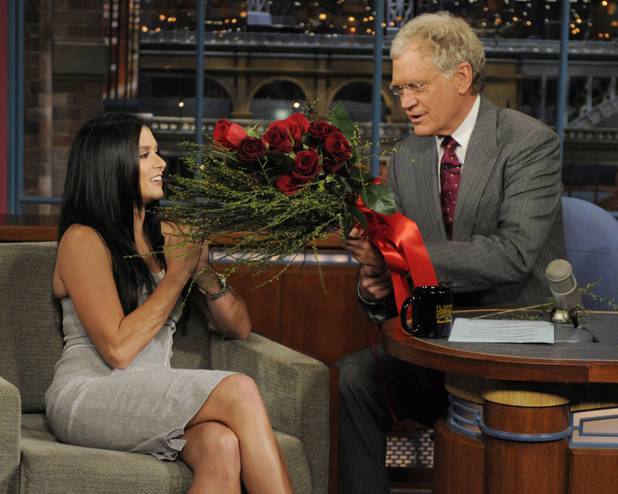IndyCar driver Danica Patrick talks to host David Letterman on ...