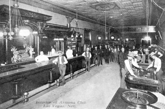 The Interior of the Arizona Club is shown in this ...