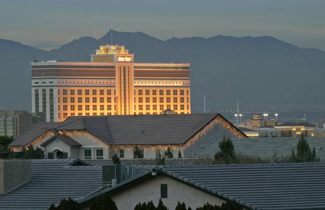 Photograph: Southcoast tower at night - Las Vegas Sun News