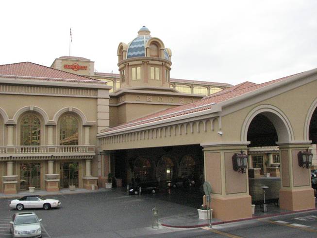 Vehicles come and go from the front entrance of Suncoast, which is owned by Boyd Gaming.