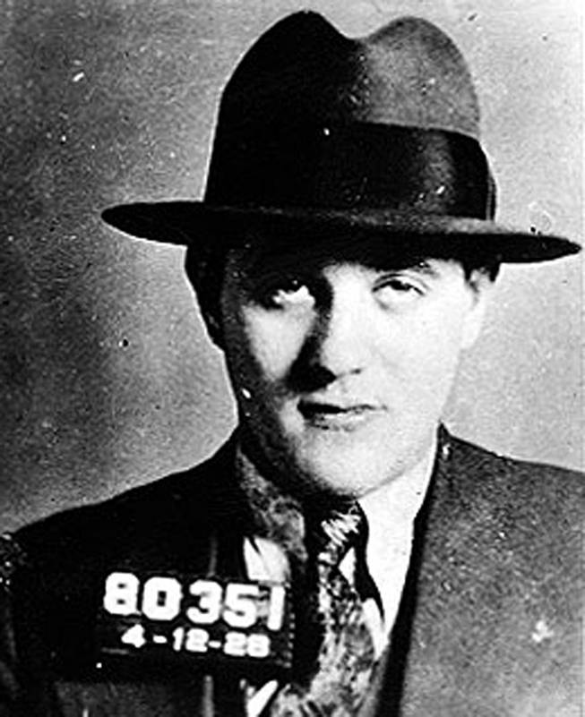 Benjamin "Bugsy" Siegel is captured in this 1928 New York Police mug shot.  Siegel built the Flamingo Hotel in 1946. While the lavish hotel's opening on Dec. 26, 1946 was a disaster, the Flamingo began making money in the spring of 1947 -- paving the way for other mob run hotels on the Strip.