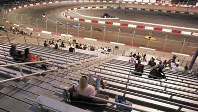 Track suffers when big boys are on TV