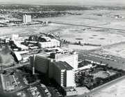 A 1960s aerial photo shows the Riviera. Tony Accardo was the defacto owner of the property, after taking control when he learned that the previous owners had been skimming from the casino. 