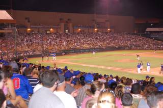 The Las Vegas 51s game and Fourth of July celebrations brought close to 12,000 fans to Cashman Field, the largest crowd this season. The 51s lost to the Salt Lake Bees, 9-6.