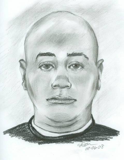 Police released this sketch of a man wanted in an attempted kidnapping. 