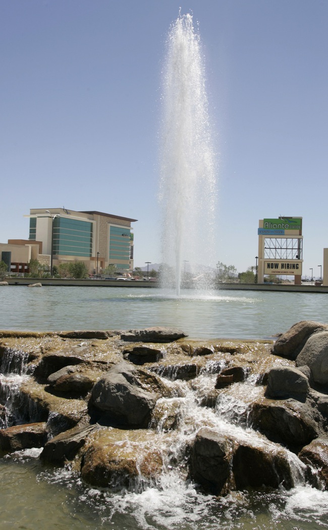 Aliante Station nears completion Thursday. Sun City Aliante residents are looking forward to low-priced meals, movies and slots.