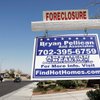 This sign in the northwest Las Vegas Valley is one indication Nevada's foreclosure rate leads the nation. The crisis is especially bad in North Las Vegas.