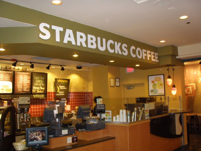 Starbucks inside Palace Station