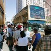 People board a "Deuce" double-decker bus Tuesday on Las Vegas Boulevard at Fremont Street. 