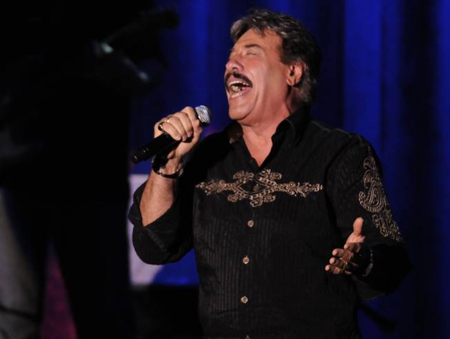 Tony Orlando performs a show Saturday to benefit Opportunity Village inside the showroom at South Point.