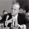 On Sept. 8, 1961, Frank "Lefty" Rosenthal testifies before the Senate Investigations Committee in a probe of organized gambling. He reportedly oversaw gaming secretly at several Las Vegas casinos.