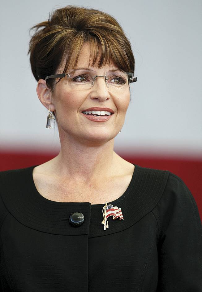Vice presidential nominee Sarah Palin, at a campaign stop on Tuesday in Henderson. 