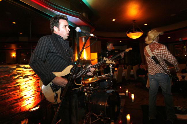 Steve Banacci of the band New West Revival performs Oct. 23 during acoustic night at the Vox Lounge in Henderson.