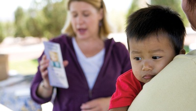 Adoptive families come together