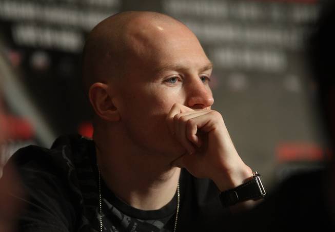 Welterweight boxer Matthew Hatton of Britain, brother of boxer Ricky Hatton, is shown during a news conference at the MGM Grand hotel and casino in Las Vegas, Nevada on November 19, 2008. Matthew Hatton will fight Ben Tackie of the U.S. in a 10-round bout on his brother's undercard at the MGM Grand Garden Arena on November 22.