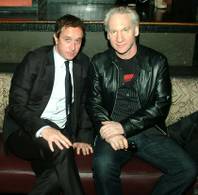 Pauly Shore and Bill Maher in the club.