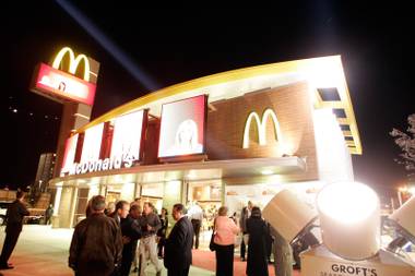 The new Viva McDonald’s restaurant will open its doors at 2896 S. Las Vegas Boulevard on Dec. 11.