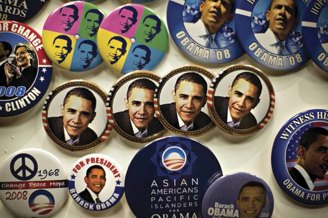 BUTTON, BUTTON | AUG. 5 Obama campaign buttons drew lots ...