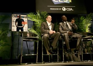 Akon and Rio Caraeff, executive vice president at Universal, talk with Bill Werde, editorial director for Billboard magazine, about music in the digital age.  