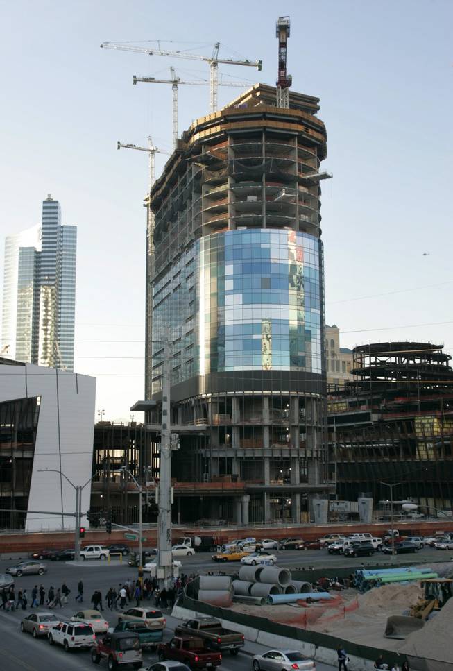 Retooling the Harmon: The Harmon Hotel, part of the CityCenter complex, is shown Dec. 30. 