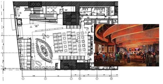 The new Hard Rock Cafe will open in July 2009 and will include a retail shop, concert venue and private meeting space.