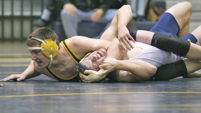 Grapplers finish regular season with win over 4A opponent