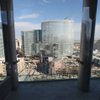 MGM Mirage's $9 billion Strip-side CityCenter project, encompassing seven buildings, continues rising Thursday across Interstate 15 from Panorama Towers. 