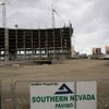 Wyndham's timeshare unit said Tuesday it's suspending construction on its high-profile Desert Blue resort in Las Vegas.