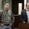 Christian Peterson, left, of Wisconsin appears in court during his arraignment at the Regional Justice Center Monday, February 22, 2010. With Peterson is attorney Chris Rasmussen. Peterson was indicted in connection with gambling markers totaling $3.75 million at two Las Vegas casinos.