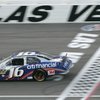 Greg Biffle takes the checkered flag at the the Nationwide Series Sam's Town 300 Saturday, February 28, 2009 at Las Vegas Motor Speedway.