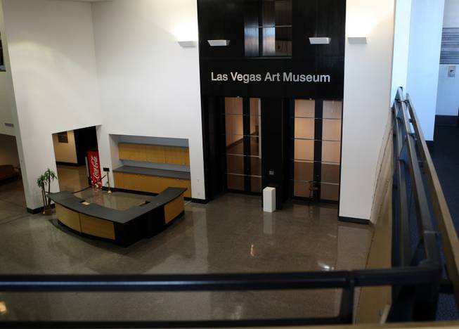The lobby of the Las Vegas Art Museum, 9600 West Sahara Ave., is empty Tuesday, March 10, 2009. The museum was forced to close when it couldn't raise enough money in the economic downturn. 
