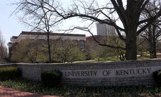 The University of Kentucky campus on Tuesday afternoon.  The Rebels face the Kentucky Wildcats in the NIT. 