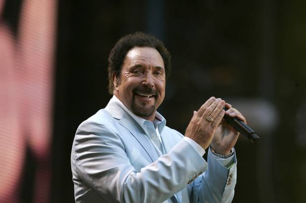 Britain's Tom Jones performs on stage during the Concert for ...