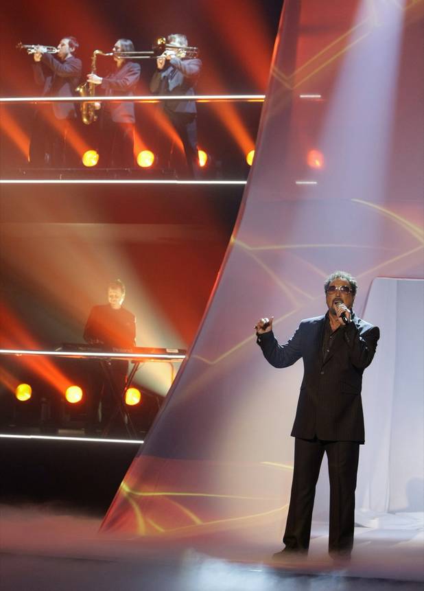 British singer Tom Jones performs during the German television show ...