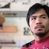 Manny Pacquiao is shown before a workout at the Wild Card Boxing Club in Hollywood, California March 31, 2009. Pacquiao of Philippines will take on Ricky Hatton of England in a 12-round fight at the MGM Grand Garden Arena on May 2.