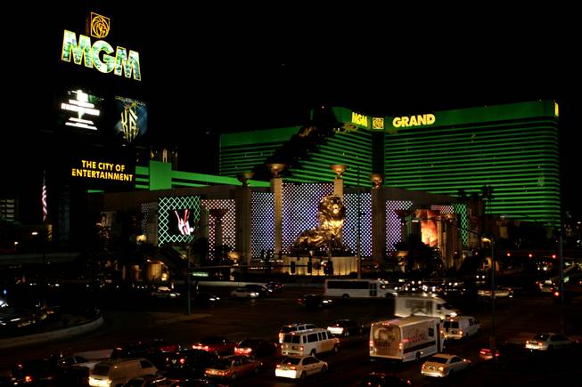 The MGM Grand on the Las Vegas Strip. 