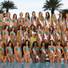 The Miss USA 2009 official swimsuit photo of all 51 contestants and reigning queen Crystle Stewart at Planet Hollywood.