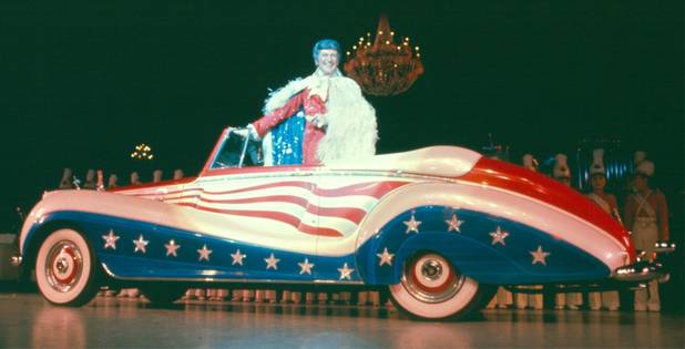 Liberace's red-white-and-blue Rolls.