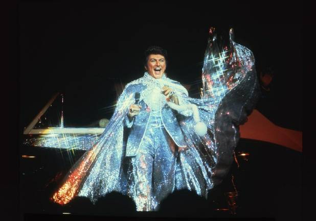 Liberace, in full glitter.