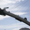 The Hoover Dam bypass bridge over the Colorado River has been under construction since 2005 and is scheduled to be finished in June of 2010.