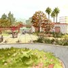 An artists' rendering of the planned Craig Ranch Regional Park in North Las Vegas. The park will have trails, a 3.5-acre children's play area, a dog park, picnic grounds with shade structures and water features.