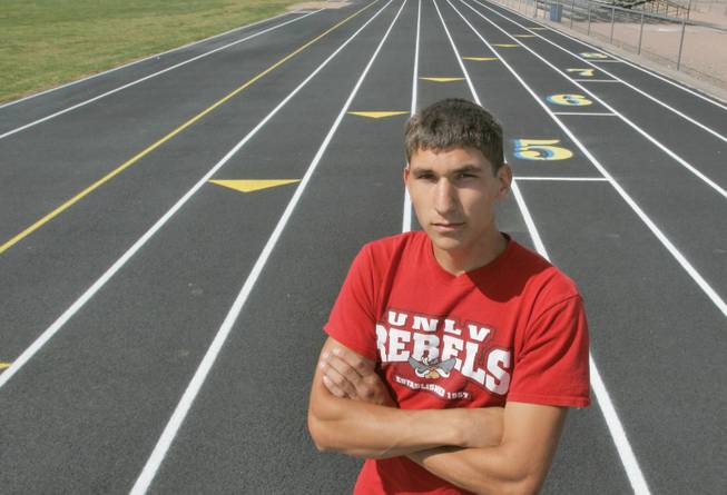 Three-sport star athlete Alex Dillon hopes to help Boulder City capture another track and field state championship.