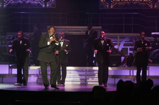 The Terry Forsythe Group plays the Temptations during 