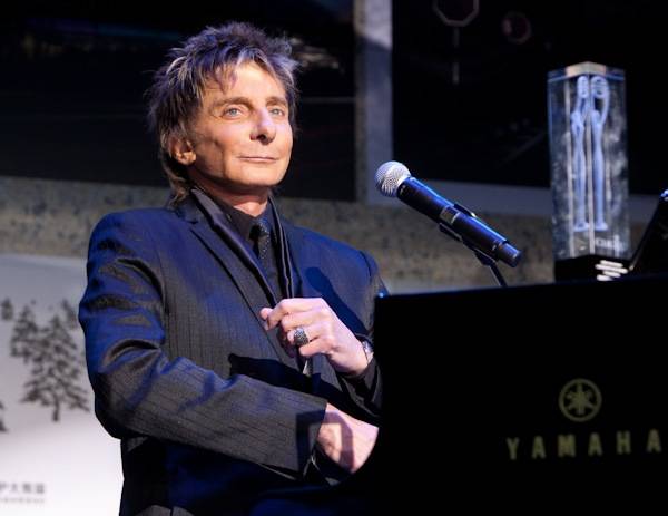 Barry Manilow attends the Clio Awards on May 18, 2009, at The Joint in the Hard Rock Hotel, where he received an honorary Clio Award and two Clio Awards won 33 years ago.