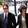 Terrance K. Watanabe, left, of Omaha, Neb., leaves the Regional Justice Center following his arraignment in Las Vegas on May 20, 2009, accompanied by sister Pam Watanabe-Gerdes. 