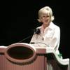 Elaine Wynn speaks at a memorial for Danny Gans on Thursday, May 21, 2009. 