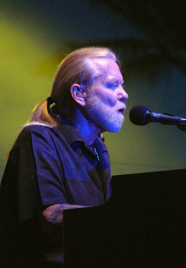 Gregg Allman of the Allman Brothers Band performs at Red Rock Station Casino, Las Vegas on Sunday, May 24, 2009. 