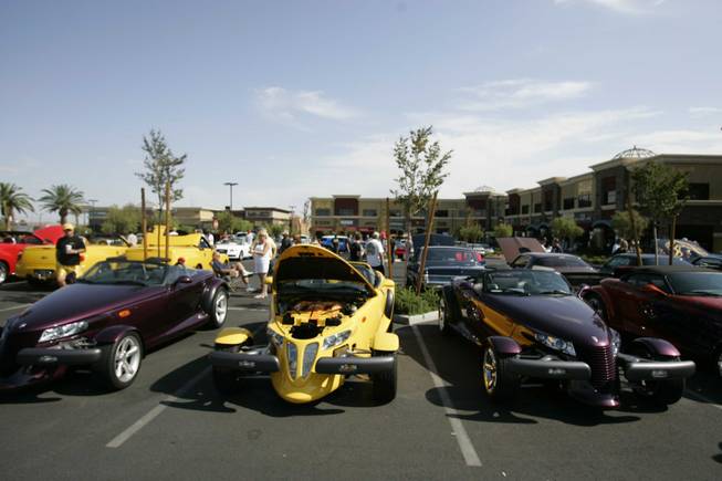 Exotic cars are on display every Saturday at the Sansone Park Place.